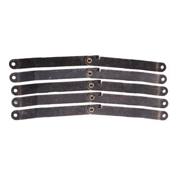 

5pcs 98mmx11mm Furniture Box Rotatable Folding Lid Support Hinge Stay
