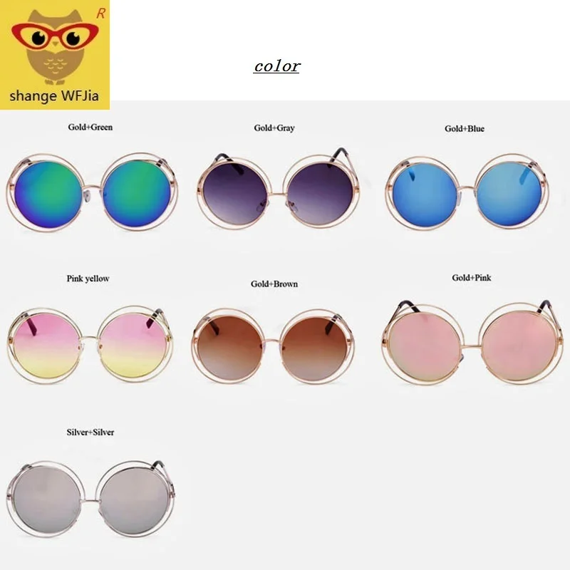Винтажные круглые зеркальные солнцезащитные очки больших размеров с d линзами, женские брендовые дизайнерские солнцезащитные очки с металлической оправой, женские солнцезащитные очки в стиле ретро