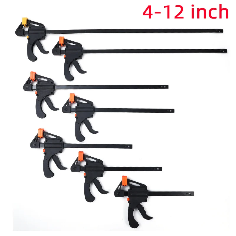 Woodworking Clamp Kit Gadget Tool Squeeze Wood Working Bar Clamp