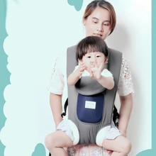 Эргономичная переноска для младенцев с передним и задним ремнем, переносная переноска для младенцев, съемный плечевой ремень, переноска для новорожденных