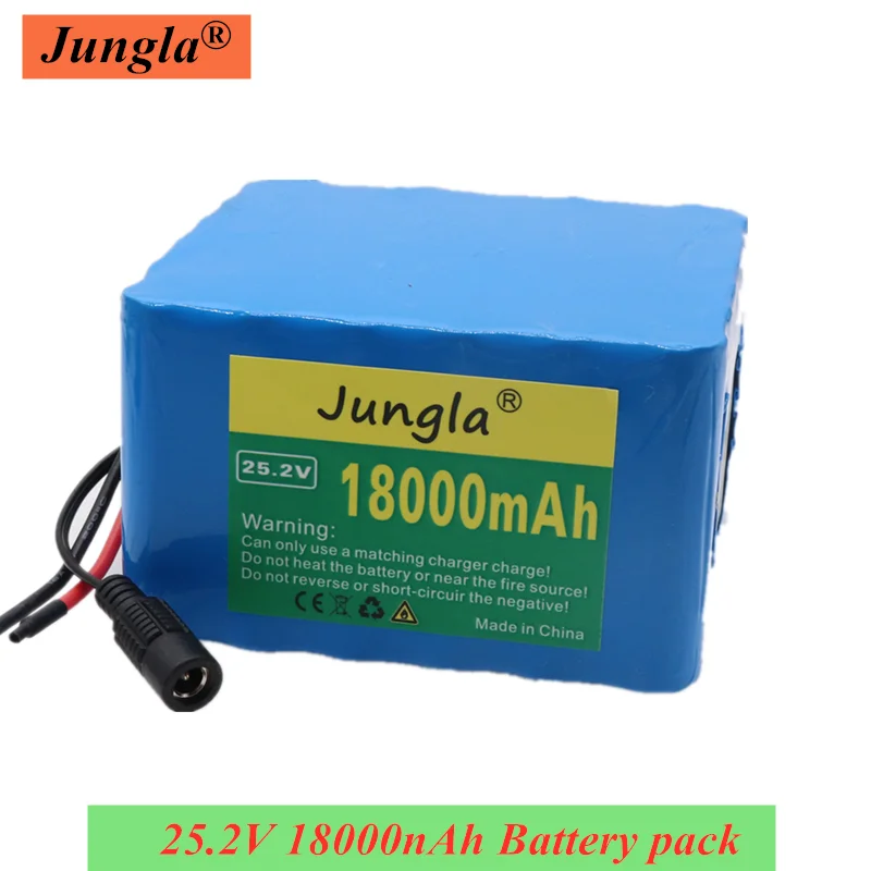 Jungla 24V 18Ah 20A BMS 400 Ватт 25,2 V 6S6P литиевый аккумулятор Электрический Мотор велосипед ebike скутер инвалидная коляска cropper