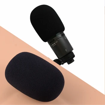 

LETAOSK Black Foam Windscreen Windshield Microphone Sponge Cover Fit for Audio Technica AT2020 Pop Filter