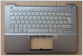 

NEW German GR laptop keyboard for SAMSUNG NP730u3e NP740U3E silver With shell