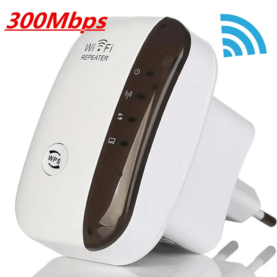 Wifi Amplifier Extender Fi-Booster Repiter Long-Range 300mbps 1 Ce Wireless