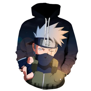 

Naruto 3D Hot sale Hoodies Men Women Casual Autumn Sweatshirts Fashion Hooded Anime Naruto 3D Hoodies Mens Clothing XXS