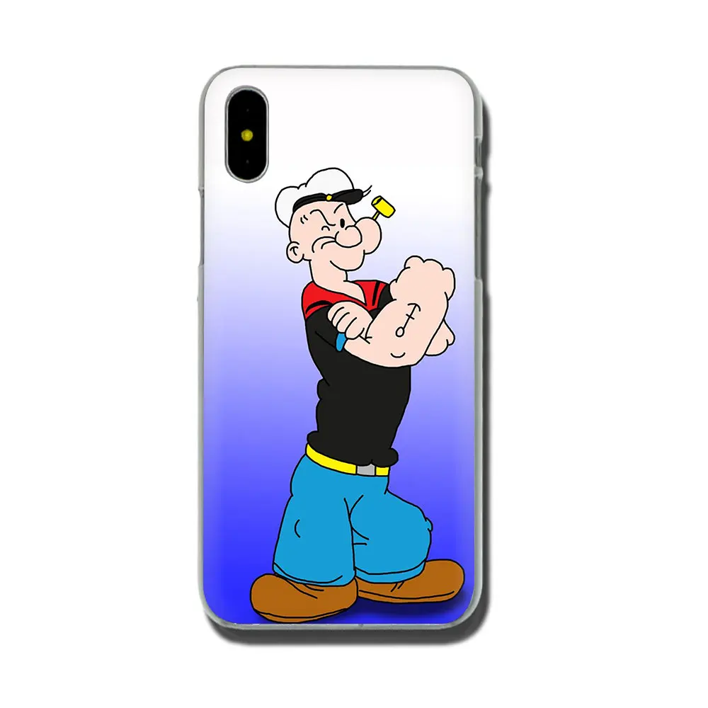 Жесткий чехол для телефона EWAU popeye для iPhone 11 Pro 6 6S Plus 7 8 Plus X XS XR XS Max - Цвет: H3