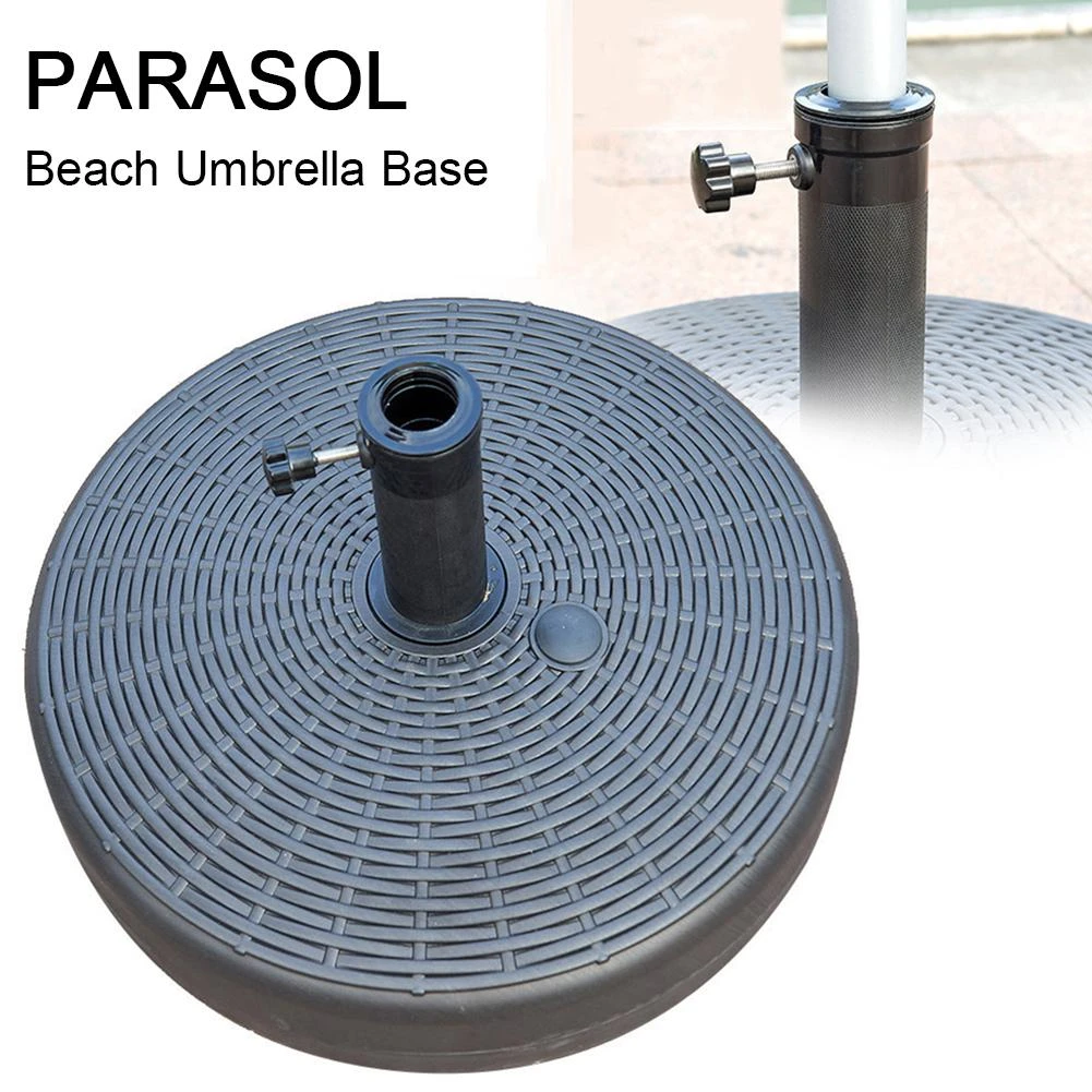Outdoor Sun Umbrella Base Stand Round Water Filled Umbrella Holder For 30 48mm Umbrella Pole Tent Accessories Aliexpress