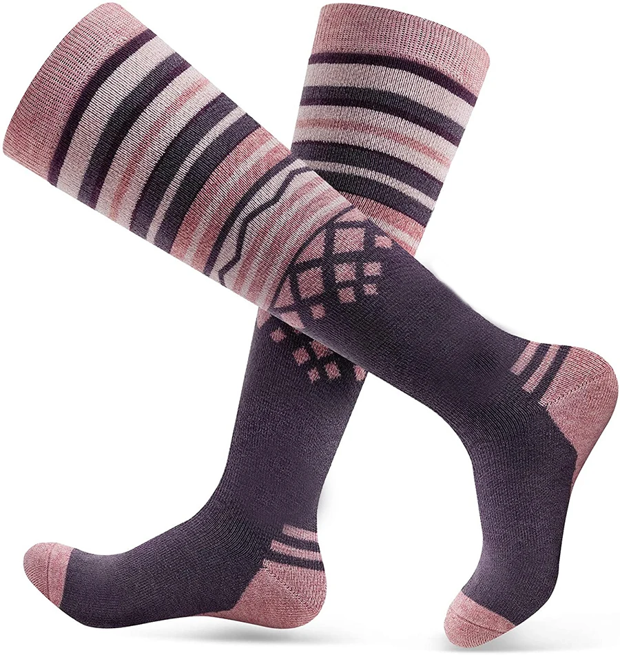 Unisex Thermal Merino Wool Knee Socks for Adults and Teens 1
