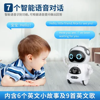 

Electric Multi-functional Voice Intelligent Mini-pocket Robot Early Education Interactive Storytelling Singing Language Q&a