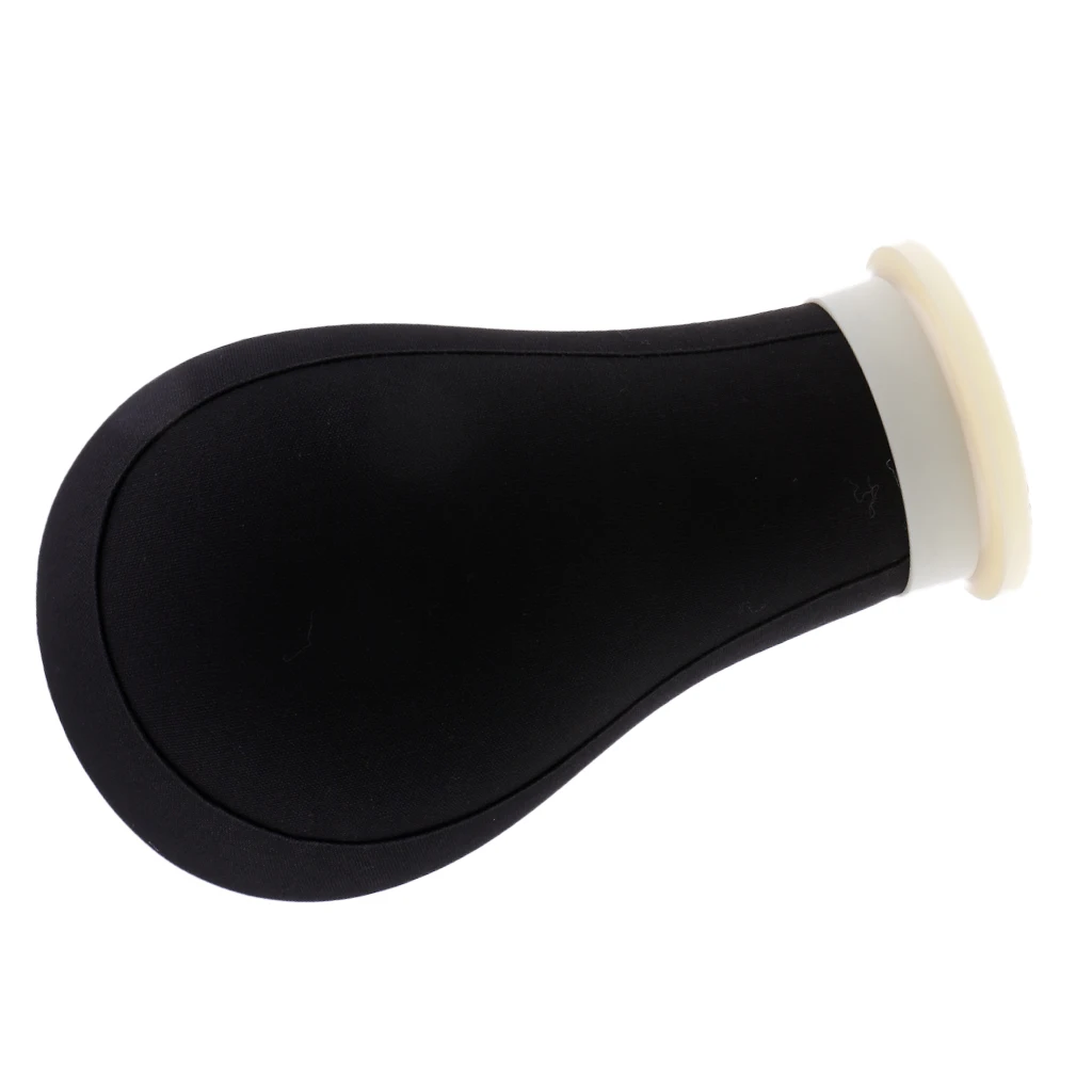 2 Pack Canvas Block Head Manequin Head Wig Making Display With Mount Hole + 20pcs Head Pins 24Inch, Black/White