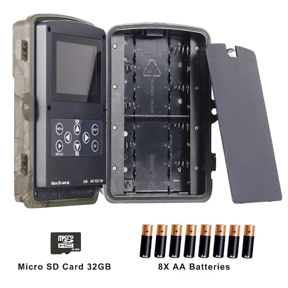 20MP 1080P камера для охоты/Инфракрасная ночного видения дикой природы/камера