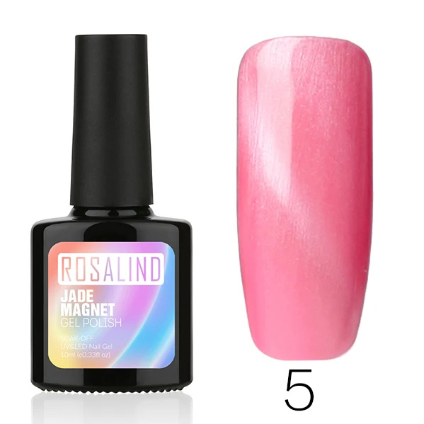 RBH05 ROSALIND гель 1S 10 мл H01-15 нефритовый кошачий глаз Гель-лак для использования с магнитом-лаком УФ светодиодный лак для ногтей долговечный впитывающий Гель-лак - Цвет: RBH05