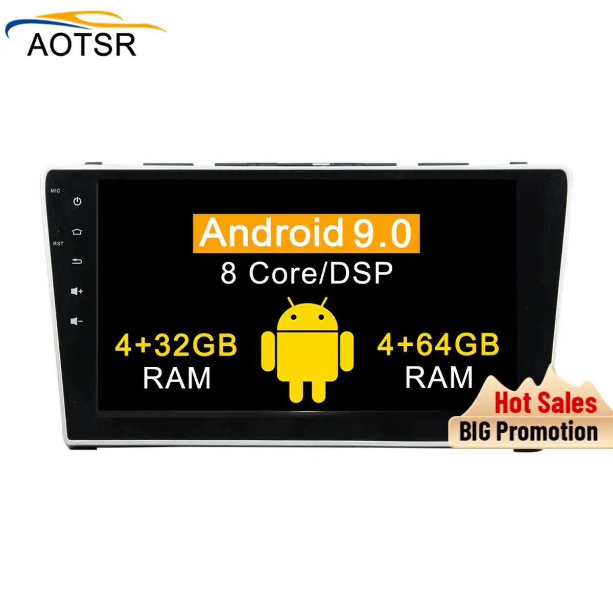 Автомобильный мультимедийный dvd-плеер DSP 4 + 64 ГБ Android 9 0 для HONDA CRV 2009 GPS-навигация