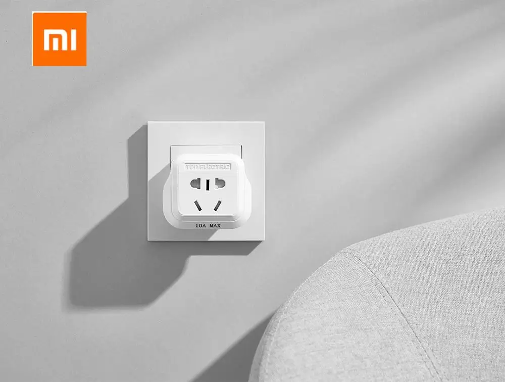 Универсальный адаптер Xiaomi Mijia 15A/13A/10A 250 В для путешествий, розетка для Великобритании/США/ЕС/DE, универсальная розетка, конвертер