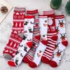 1 Pair Unisex Christmas Socks Santa Claus For Man Woman Lady Thickness Cotton Knit Xmas Funny Socks Elk Santa Stockings ► Photo 1/6