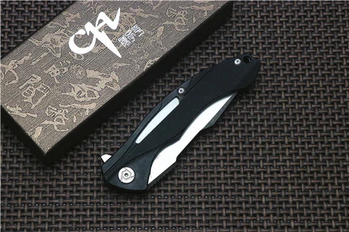 black CH3519 G10 складной нож D2 лезвие шарикоподшипник G10 Ручка Кемпинг Открытый EDC инструменты - Цвет: black