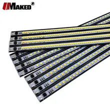 10pcs CONDUZIU a Luz do Bar AC220V 8W 50cm 30cm 72LEDs Alto Brilho 2835 Tira CONDUZIDA Rígida modelo de Poupança de Energia LEVOU Tubos Fluorescentes