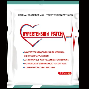 

140patches=20bags High Quality Hypertension Patch Control Reduce High Blood Pressure Patch Herbal Plaster OEM Service