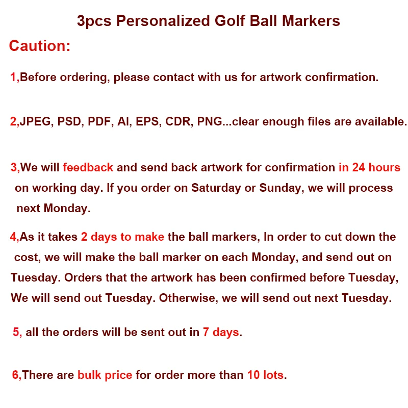 Наборы маркеров для мяча для гольфа PINMEI, набор из 3-х персонализированных маркеров для гольфа, подходящих для магнитных зажимов для шляп для гольфа или магнитных инструментов для игры в гольф