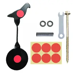 Portable Target Bullseye Outdoor Bullseye Tactical Plates Paintball Bird Shooting Training Shaped Target Hunting Steel M6m1