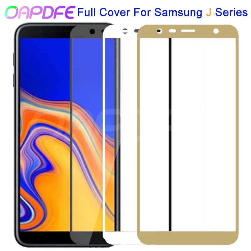 

Full Cover Tempered Glass For Samsung Galaxy J3 J5 J7 2016 2017 Protective Glass On the J2 J4 J6 J8 2018 Screen Protector Film