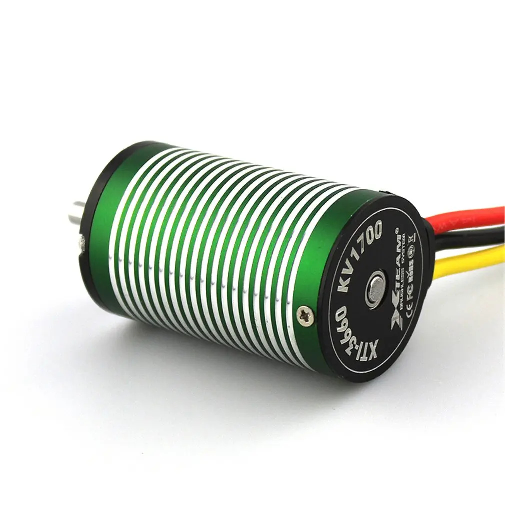X-TEAM XTI-3660 3800KV 5mm Brushless Sensorless Motor for 1:8 RC Car Buggy/500-650mm RC Boat Ship/80mm EDF Parts