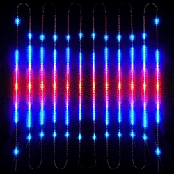 Bande lumineuse Led à activation sonore, lumière à spectre, musique, éclairage de Gamer, décor de salle de jeu, rétro éclairage néon, ws2812b 