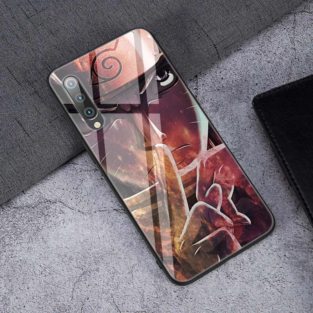 TG15 Мягкий чехол из закаленного стекла Наруто для Xiaomi Redmi Note 5 6 7 Pro mi 8 Lite 9 A1 A2 F1 TPU - Цвет: TG15
