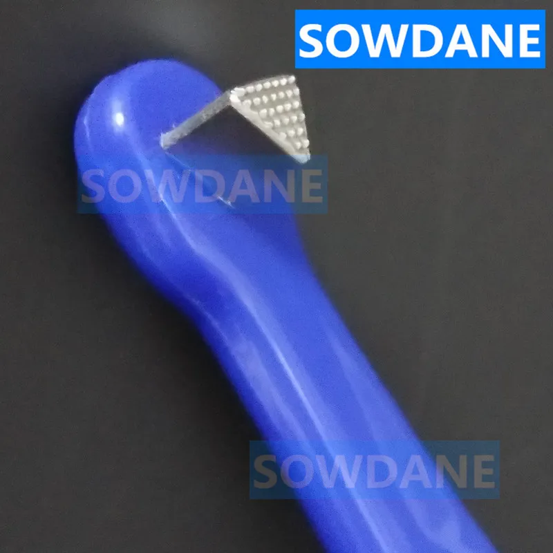  Dental Orthodontic Band Seater Pusher DoubleTip Elevator Dental Ring Push Lift Autoclavable Blue Co