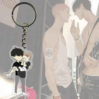 

Anime 19 Days Keychain Cute Keyrings Youth Key Holder Cartoon Figure Old Xian Hetian Jian Yi Pendent Key Ring Jewelry