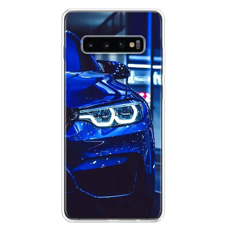 Blue Red Car for Bmw Cover Phone Case For Samsung Galaxy A10 A20E A30 A40 A50 A70 A50S A80 M30S A6 A7 A8 A9 Plus+ Coque - Цвет: TW094-5