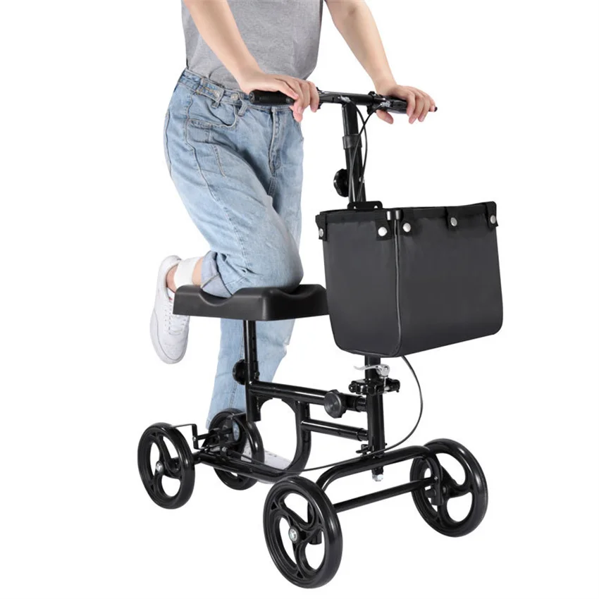 Yc9225T Ginocchiera Scooter Ginocchio Ciclo Gamba Walker Stampella Regolazione Dell'Altezza Alternativa 94 ~ 91Cm Carico 120Kg