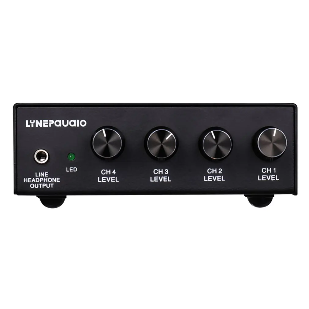 

B895 Mixer Professional Five-Channel Stereo Microphone Mic Mixer With Headphone Monitor +48V Power Supply