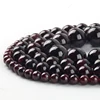 Wholesale Fine AAA+ Natural Garnet Round Stone Beads For Jewelry Making DIY Bracelet Necklace Material 4/6/8/10/12mm Strand 15'' ► Photo 2/6