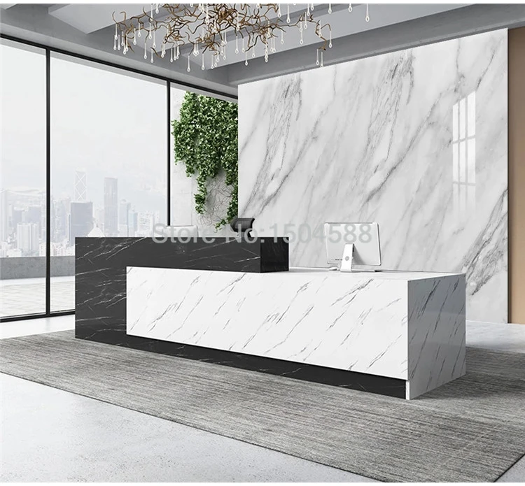 Papel de parede mural personalizado 3D, mármore