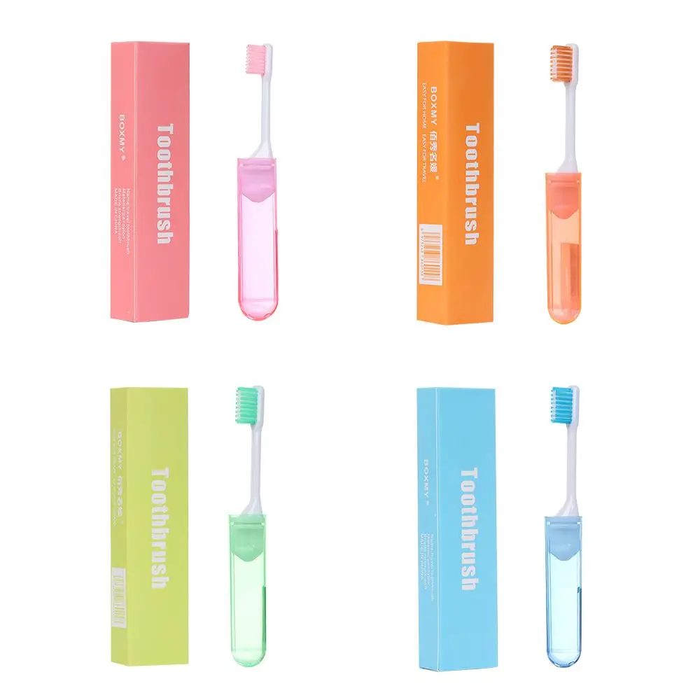 Folding Toothbrush Portable Travel Camping Outdoor Tooth Brush Business Trip Soft Toothbrush Oral Cleaning Tools Folding Toothbrush