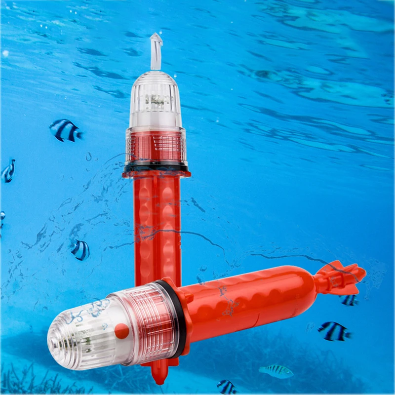 Attract Fish Lights Deep Fishing Float Led Light Fishing Light Lure Underwater Attracting Indicator Outdoor Fishing Wholesale jetshark wholesale 2 sections fuji guide carbon fiber saltwater ultralight lure sea bass fishing rods spinning