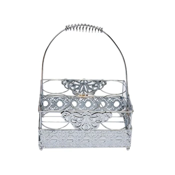 

Daily Home Kitchen Storage Dedicated Iron Square Double Plate