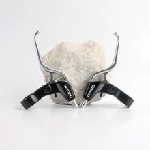 Горный велосипед складной велосипедный тормоз ручка ручной тормоз поручень Алюминиевый Сплав Полые дисковые тормоза 22,2 универсальные