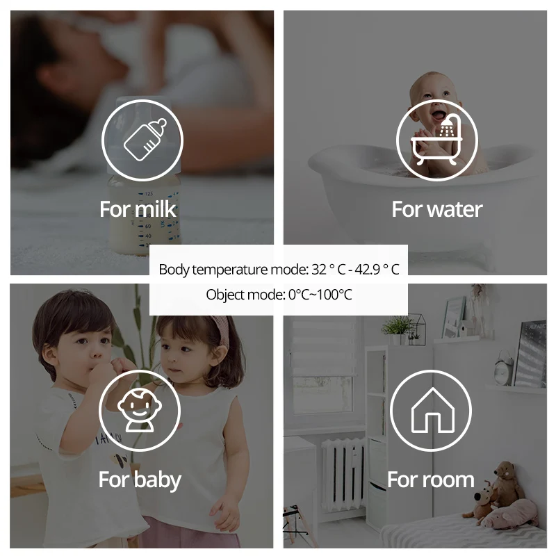 Medical Household Infrared Fever Thermometer Baby Adult Digital Termometr Non Contact Body/Object Temperature Measurement Device
