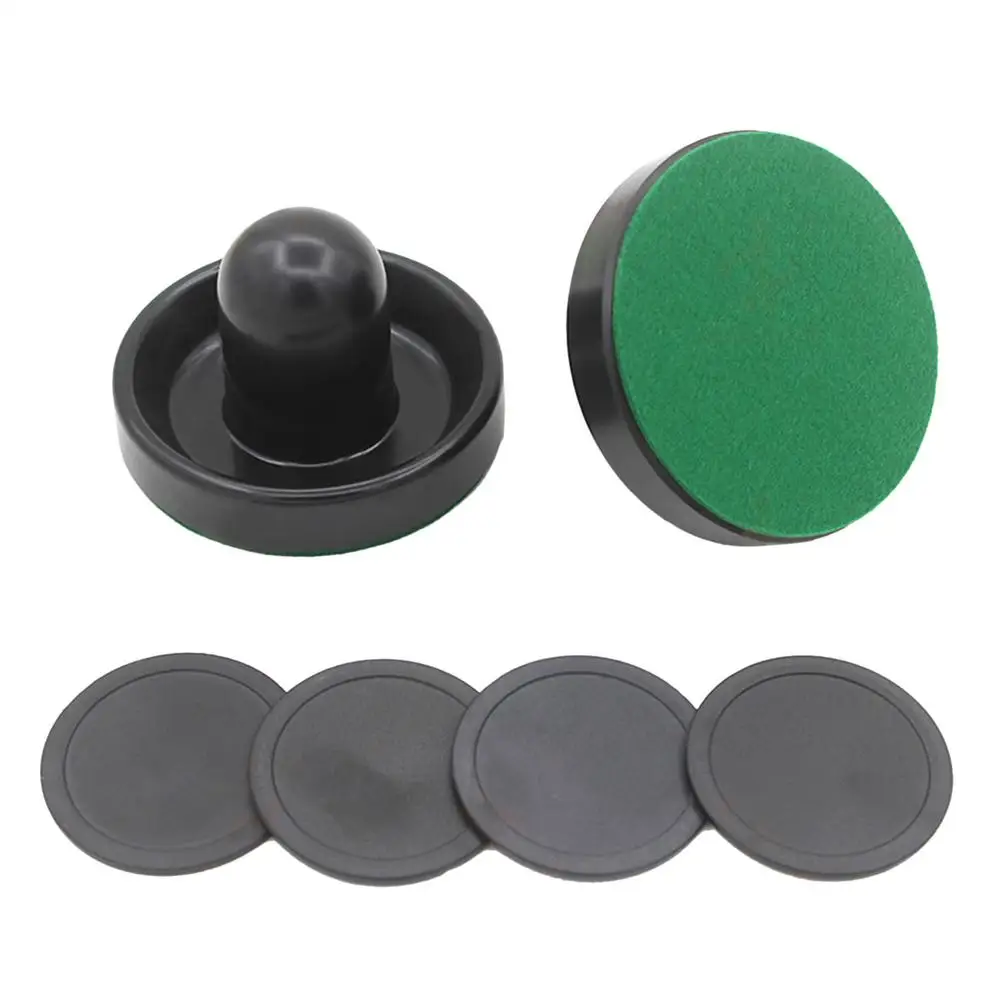 Air Hockey Pucks And Paddles Air Hockey Pushers Replacement Pucks Table Games Equipment Accessories 4 PCS Puck Pi air hockey accessories
