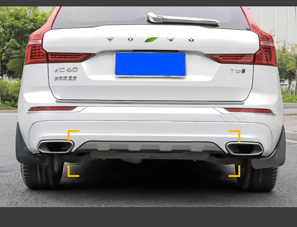 Высококачественный передний бампер из нержавеющей стали для Volvo XC60 XC 60 задний бампер для багажника автомобиля защитный передний и задний бампер