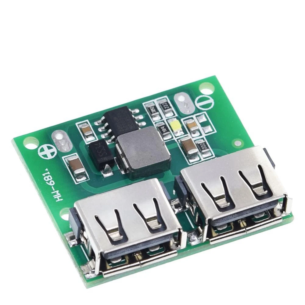 9V 12V 24V bis 5V DC-DC Step Down Ladegerät Power Modul Dual USB Ausgang Buck Spannung Board 3A Auto Ladung Laderegler 6-26V – Detail 2
