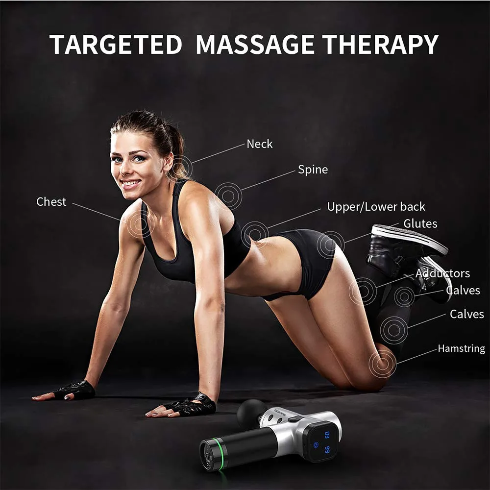 Goyirs Massage Gun 3 speed Adjust Muscle Massager Muscle Pain Training Exercising Body Relaxation Slimming Shaping 4