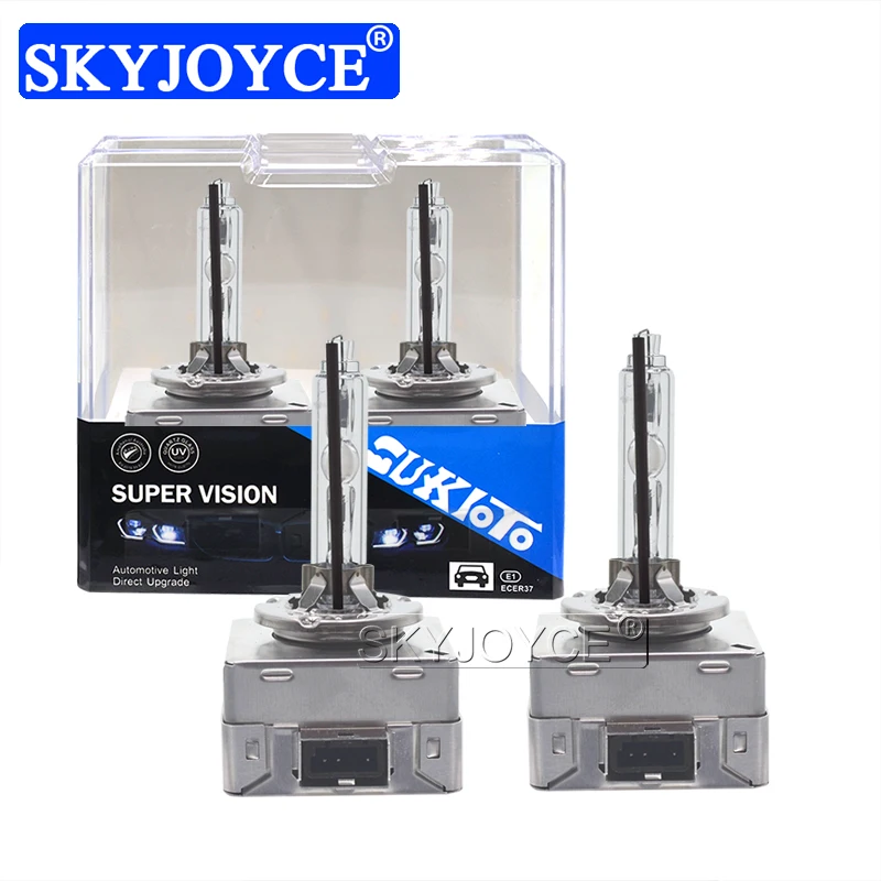 Цельнометаллические ксеноновые лампы SKYJOYCE 35 Вт D1S 6000K 55 D3S 4300K 5000K 8000K Ксеноновые
