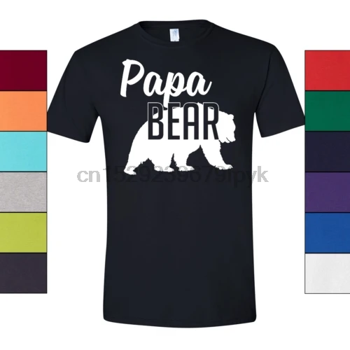 Футболка Papa Bear Мужская Высокое качество футболка для отца день Dad to Be S-3XL | одежда