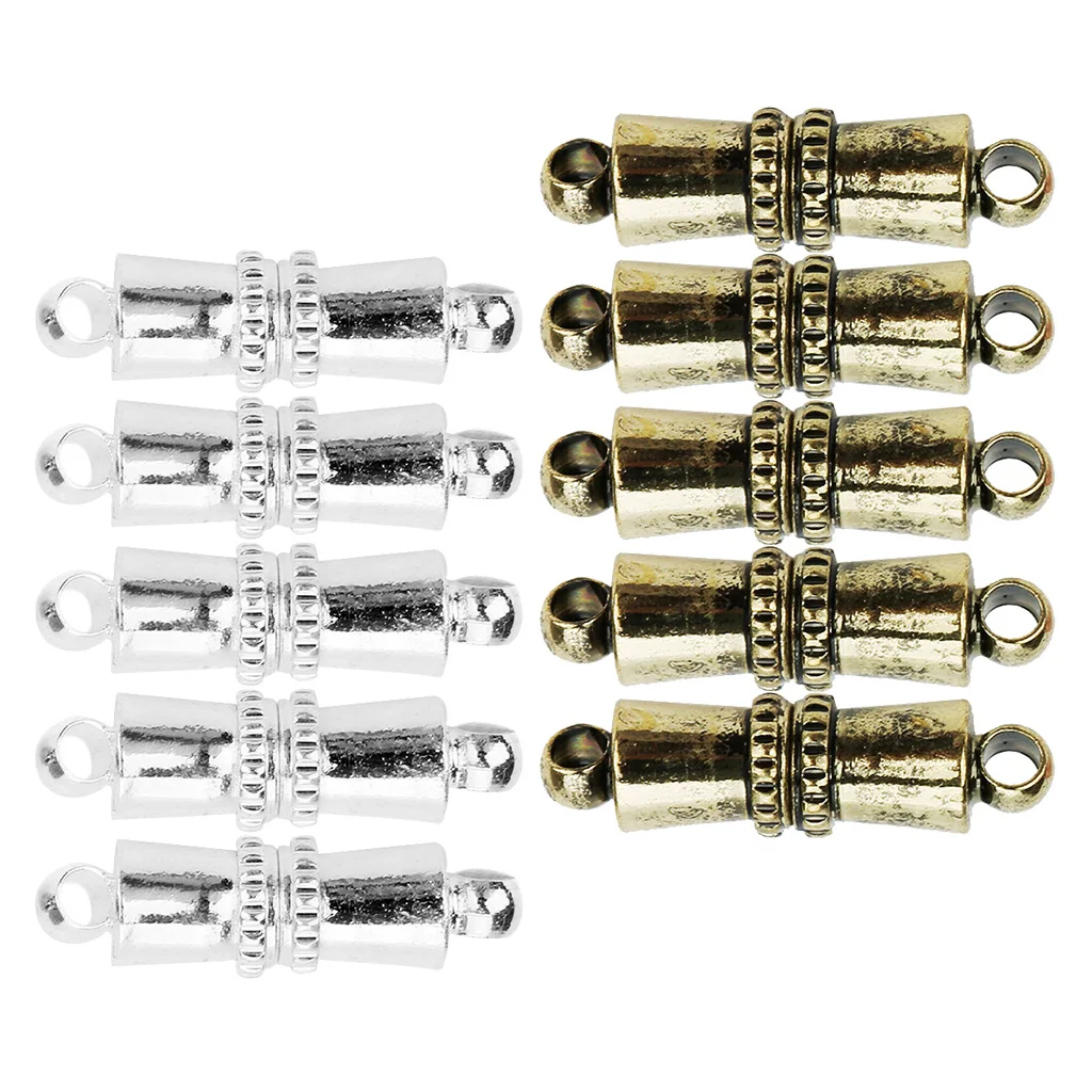 

5pcs Vintage Magnetic Clasps Connector Fasteners Jewelry Making Findings 5mm