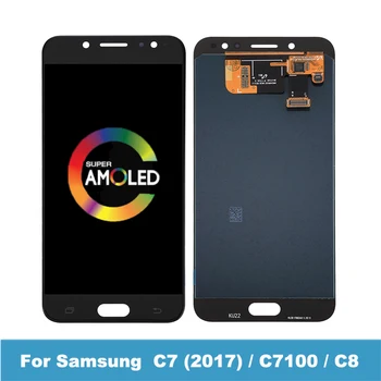 

100% ORIGINAL 5.5'' AMOLED LCD Replacement for SAMSUNG Galaxy C8 C7100 C710F Display Touch Screen Digitizer Assembly