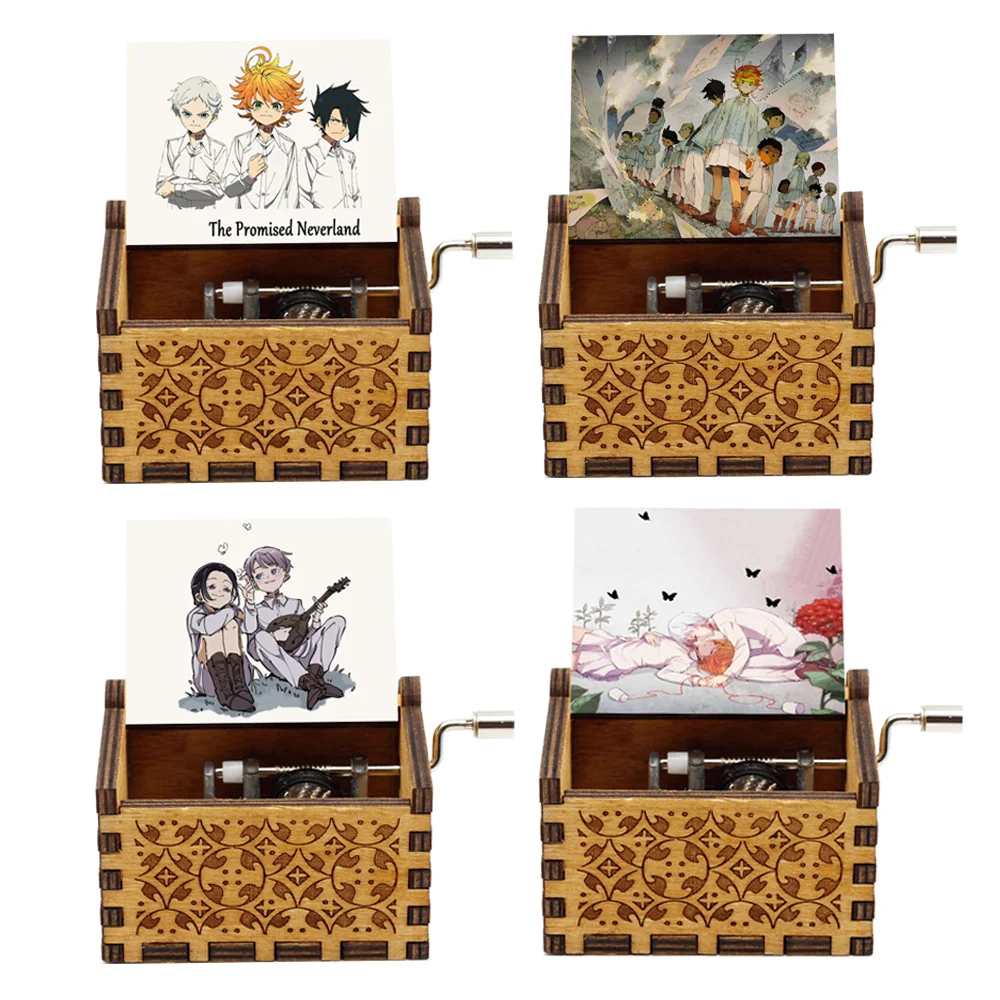 The Promise Neverland Music Box Anime Song Christmas New Year Gift  Edelweiss You Are My Sunshine Happy Birthday Halloween Totoro - AliExpress