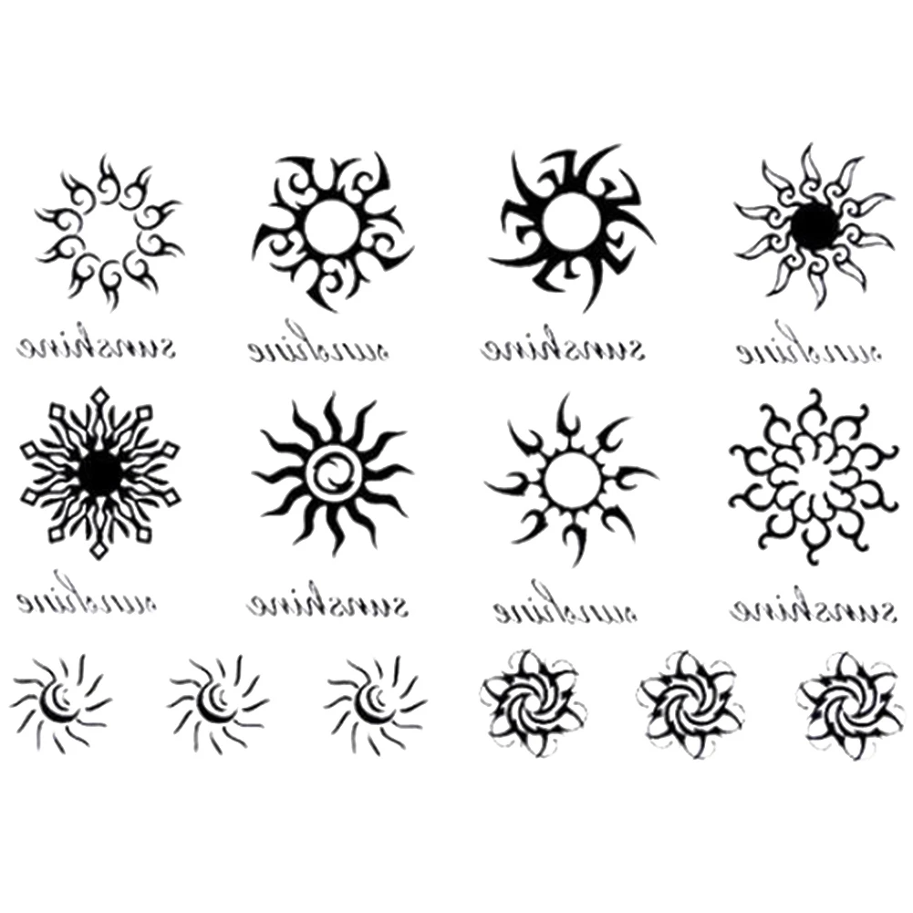 

1 Sheet 10.5cm X 15cm Transfer Sticker Paper Metallic Flash Temporary Tattoos Stickers Body Art For Women